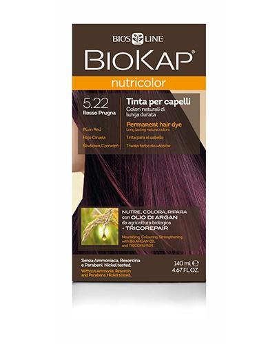 BioKap Nutricolor Farba do włosów 5.22 Śliwkowa Czerwień - 140 ml - cena, opinie, właściwości zdjęcie