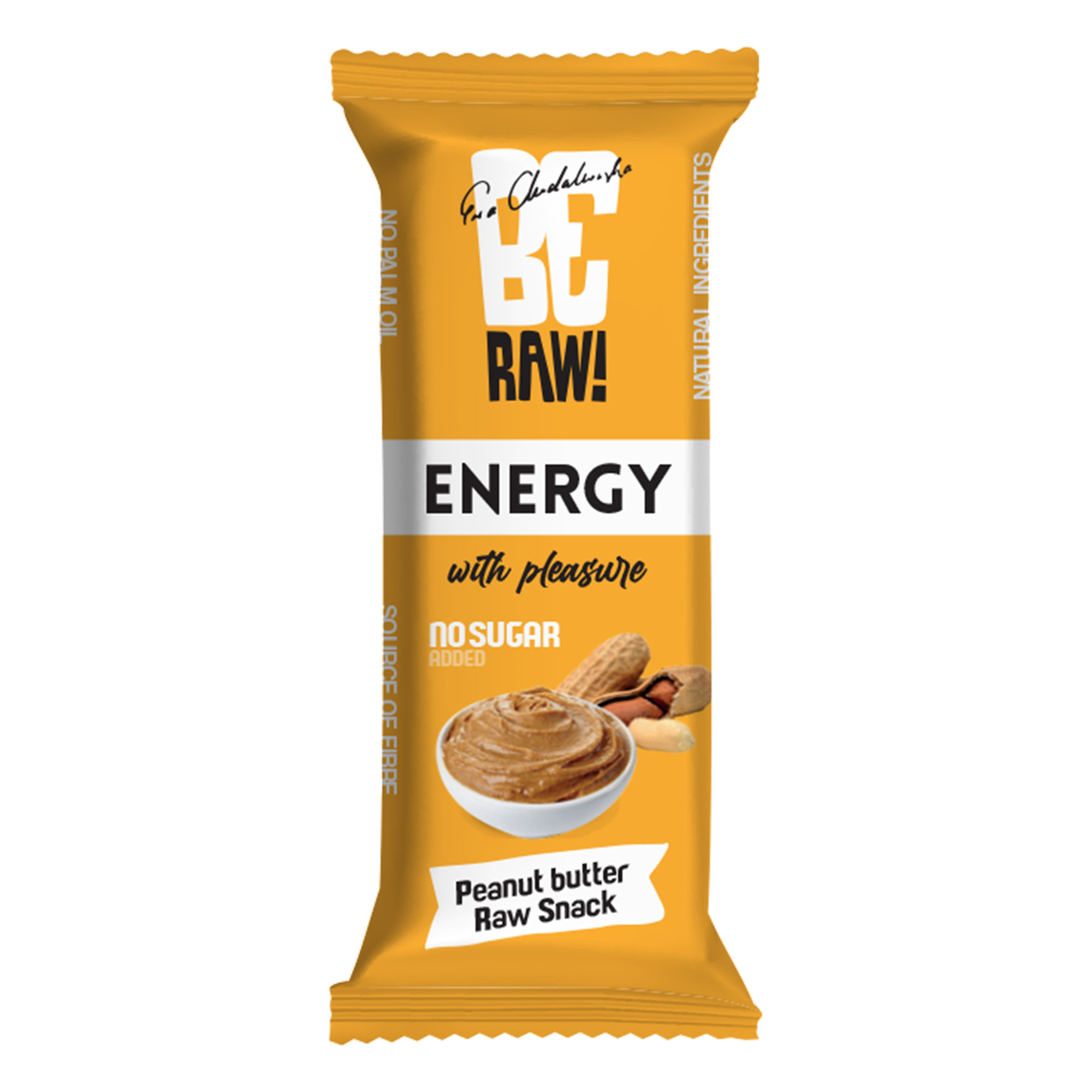 BeRAW! Energy, Baton energetyczny, masło orzechowe, 40 g zdjęcie