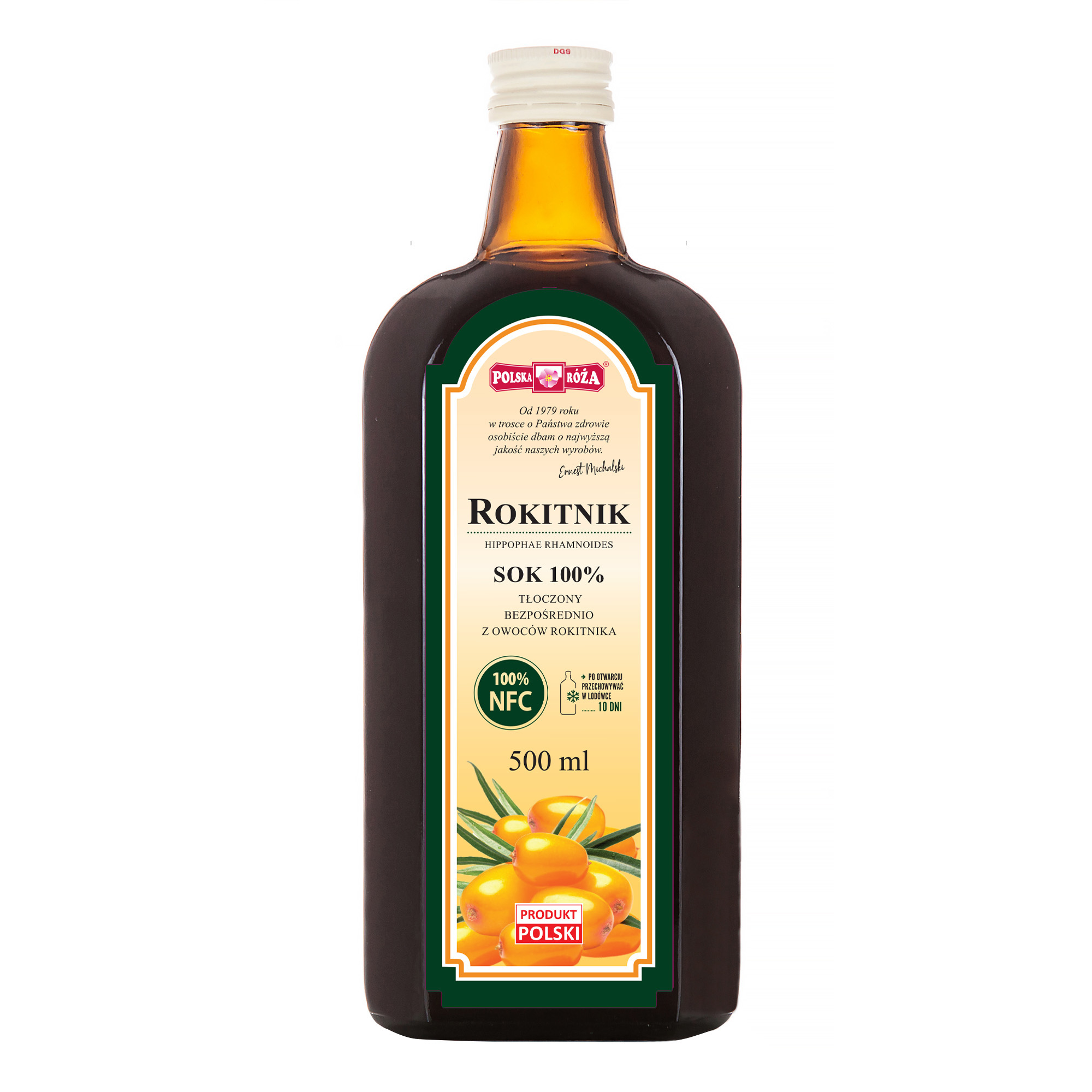 Polska Róża, Sok z Rokitnika, 500 ml zdjęcie