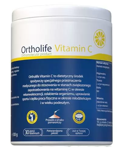 Noble Pharma Ortholife Vitamin C 300 g zdjęcie