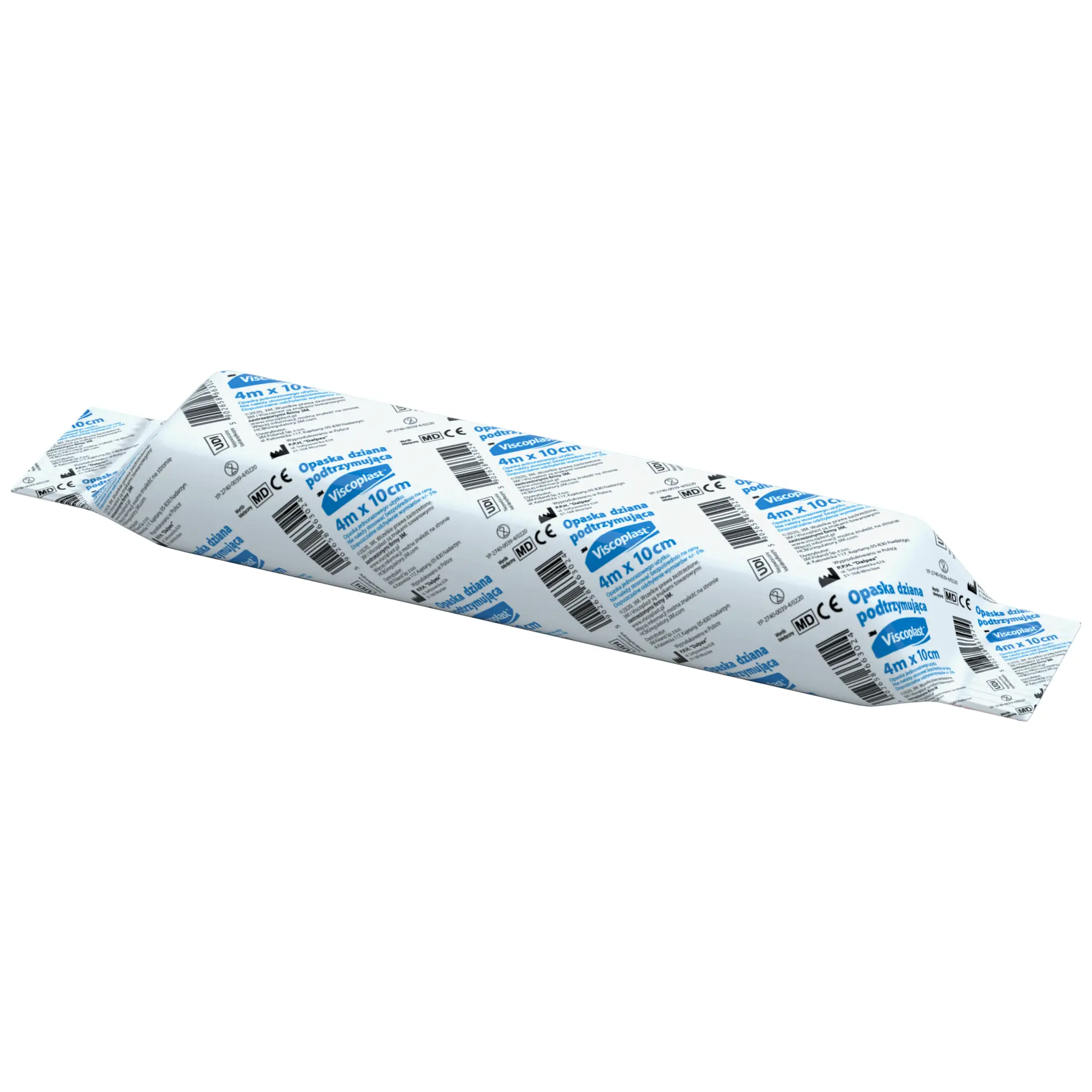 Viscoplast opaska podtrzymująca dziana 4m x 10cm 1 sztuka