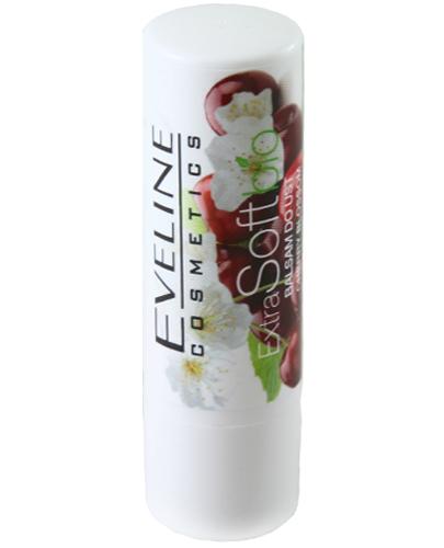 Eveline Cosmetics Extra Soft Bio Wiśniowy balsam do ust, 1 sztuka, cena, opnie, właściwości zdjęcie