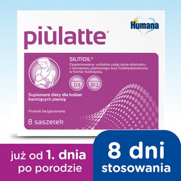 HUMANA Piùlatte, 8 x 5 g