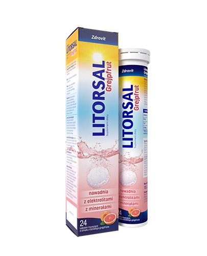 Litorsal Zdrovit Grejpfrut, tabletki musujące, 24 sztuk zdjęcie