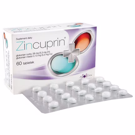 Zincuprin 60 tabletek zdjęcie