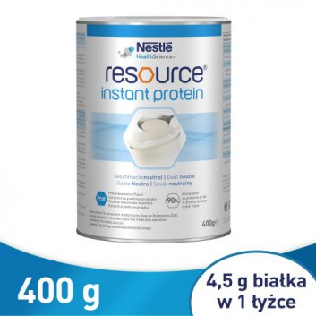Resource Instant Protein koncentrat białka w proszku smak neutralny 400 g