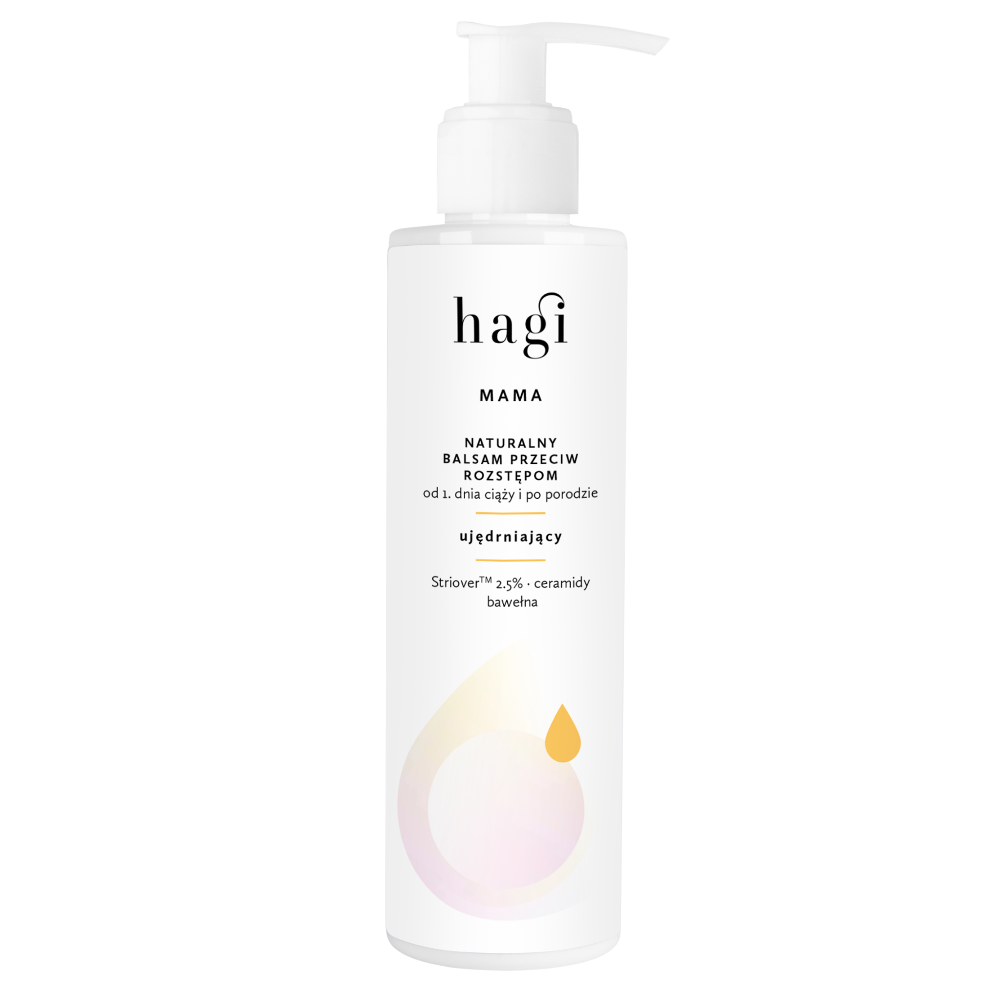 HAGI Naturalny balsam przeciw rozstępom dla kobiet od 1 dnia ciąży, 200 ml zdjęcie