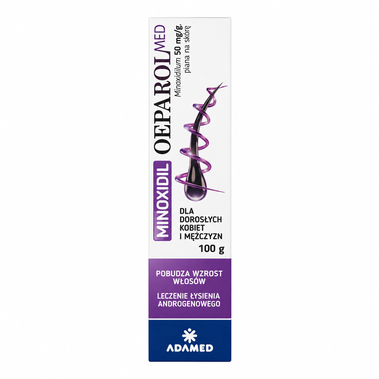 Minoxidil OeparolMed, 50 mg/g, piana na skórę, 100 g zdjęcie
