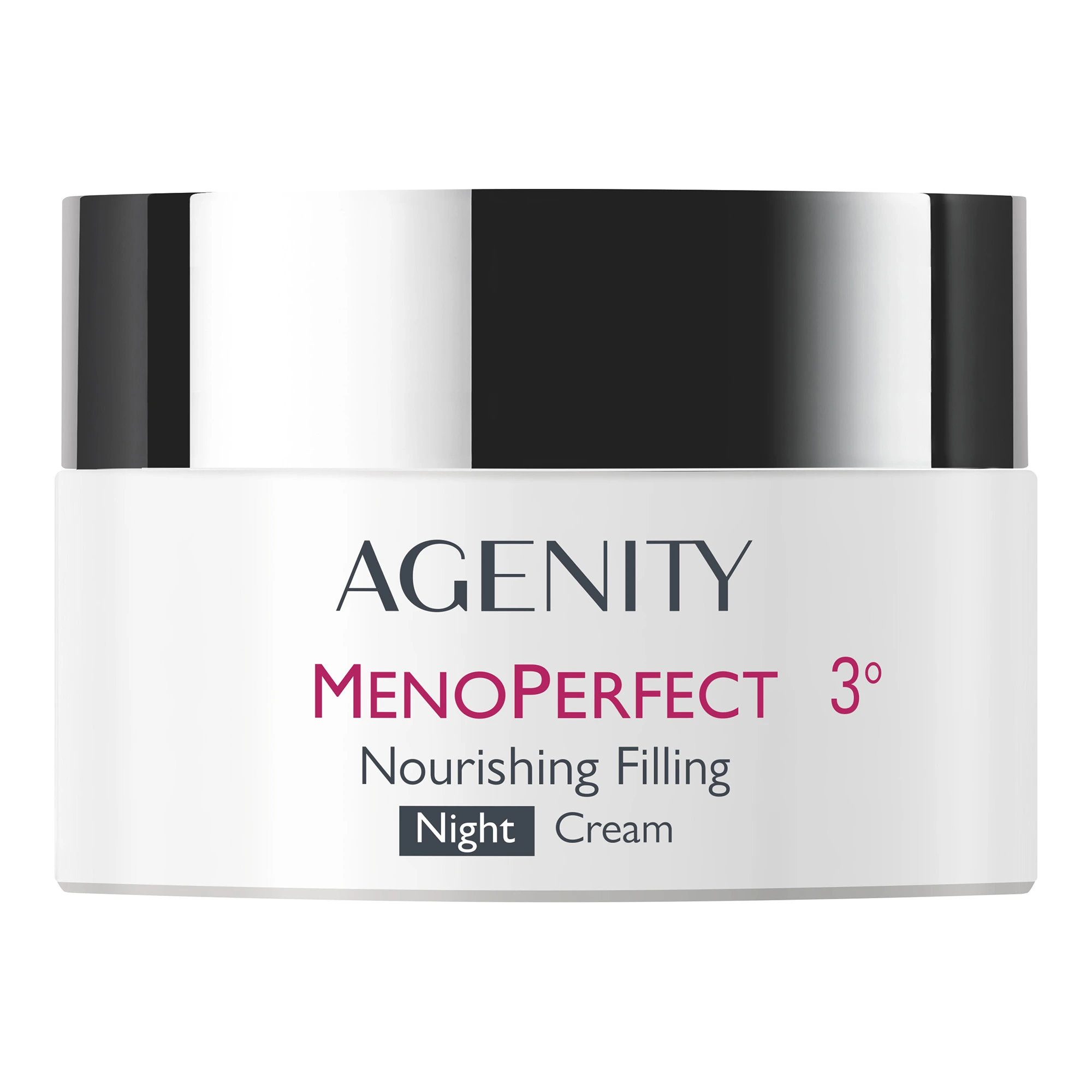 Agenity MenoPerfect 3°, Krem odżywczy, wypełniający na noc krem na noc, 50 ml