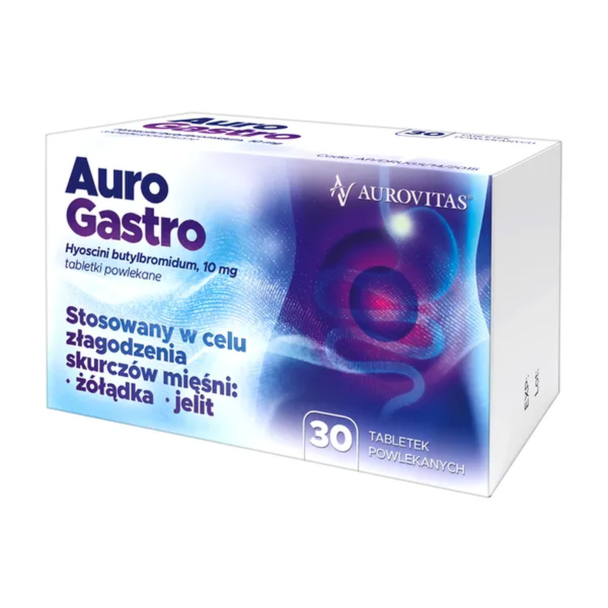 AuroGastro 10 mg, 30 tabletek powlekanych zdjęcie