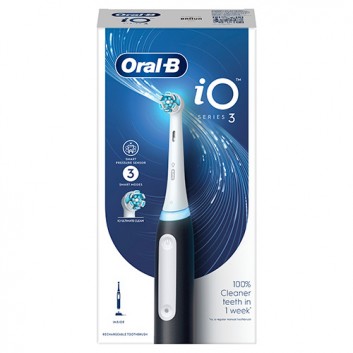 Oral-B iO 3 Black Szczoteczka elektryczna, 1 sztuka