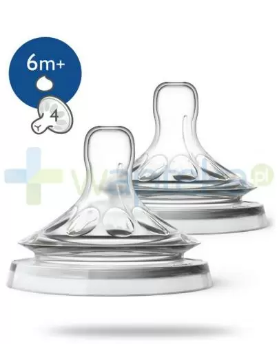 AVENT NATURAL Smoczek kaszka 6m+ SCF046/27 - 2 szt. - cena, opinie  zdjęcie