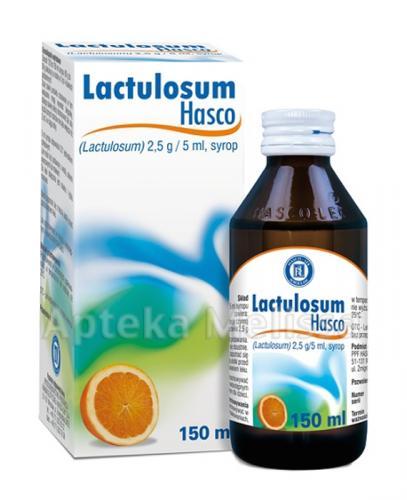 Hasco Lactulosum, 2,5g/5ml Lactulosum liquidum, syrop 150 ml zdjęcie