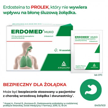 Erdomed Muko 225 mg 10 saszetek