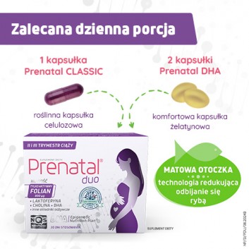 Prenatal duo, 30 kapsułek twardych + 60 kapsułek żelowych