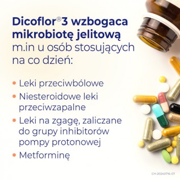Dicoflor 3, kapsułki, 50 sztuk