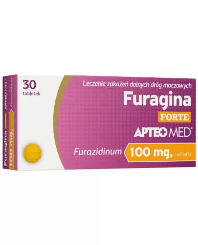 Apteo Med Furagina FORTE 100mg 30 tabletek zdjęcie