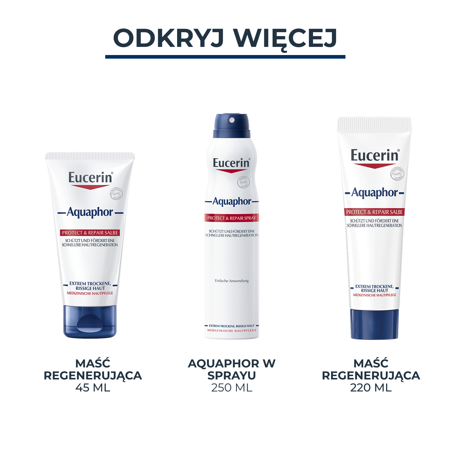 Eucerin Aquaphor, pomadka ochronna, 10 ml