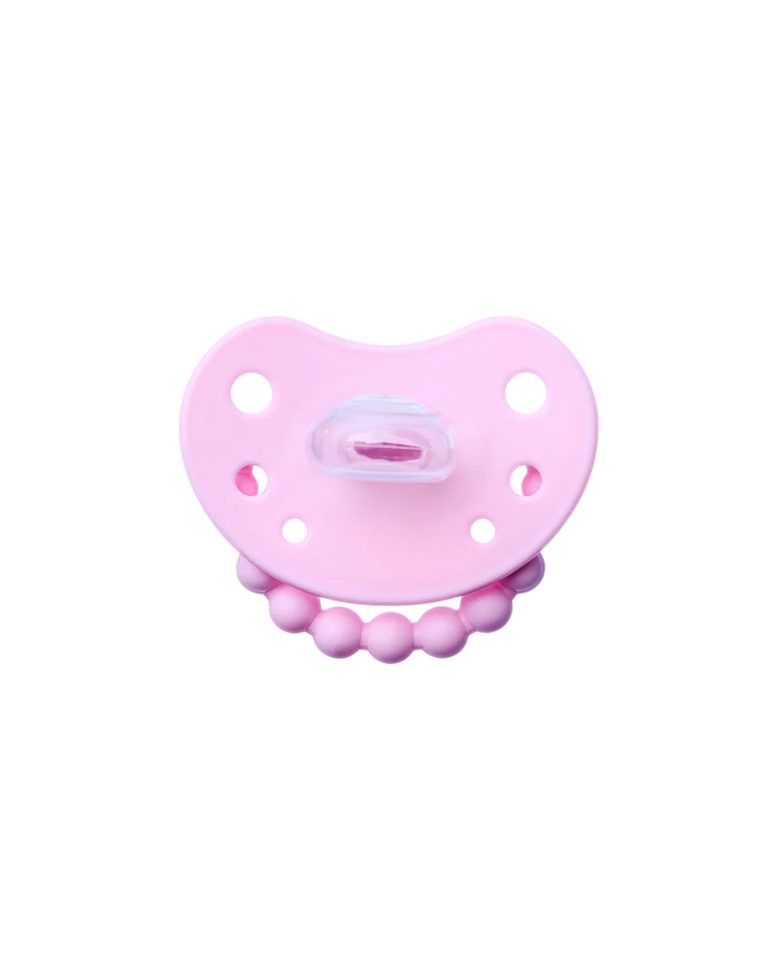 LUU Kids Smoczek pozycjonujący Pink A Boo 3-6 m, 1 sztuka