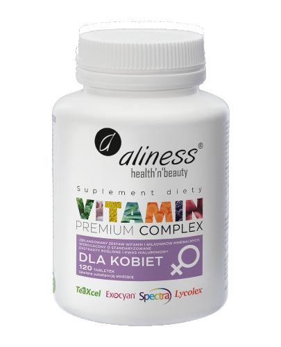 Aliness Vitamin Premium Complex dla kobiet, 120 tabletek zdjęcie