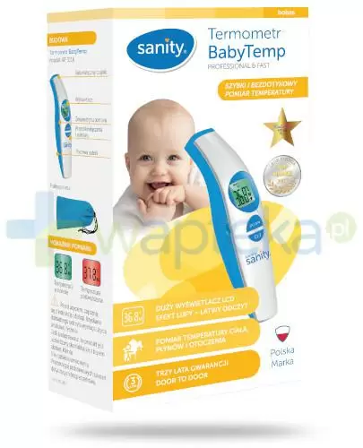 Sanity BabyTemp AP 3116 termometr bezdotykowy 1 sztuka zdjęcie