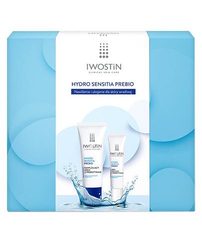 Iwostin Hydro Sensitia Prebio Zestaw Nawilżający Krem z prebiotykami, 50 ml + Krem pod oczy z prebiotykami, 15 ml, cena, opinie, właściwości zdjęcie
