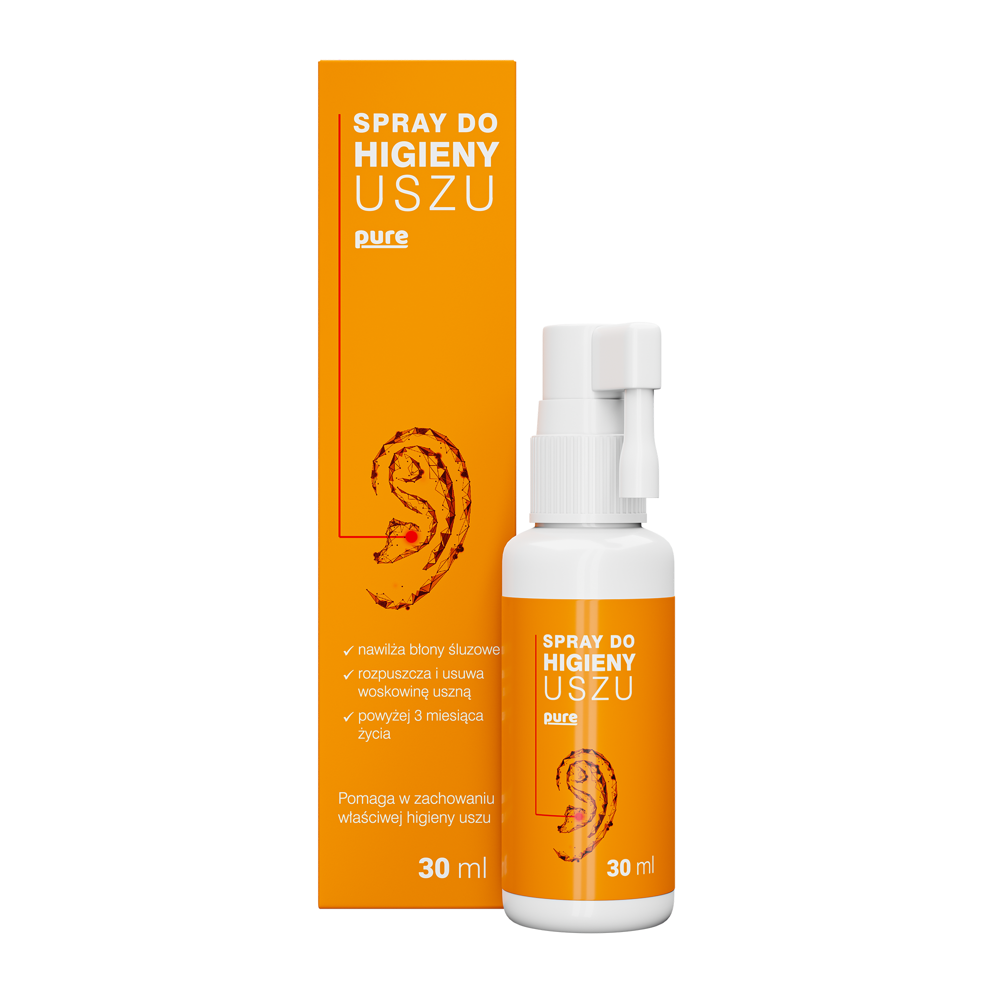 Spray do higieny uszu pure, 30 ml zdjęcie