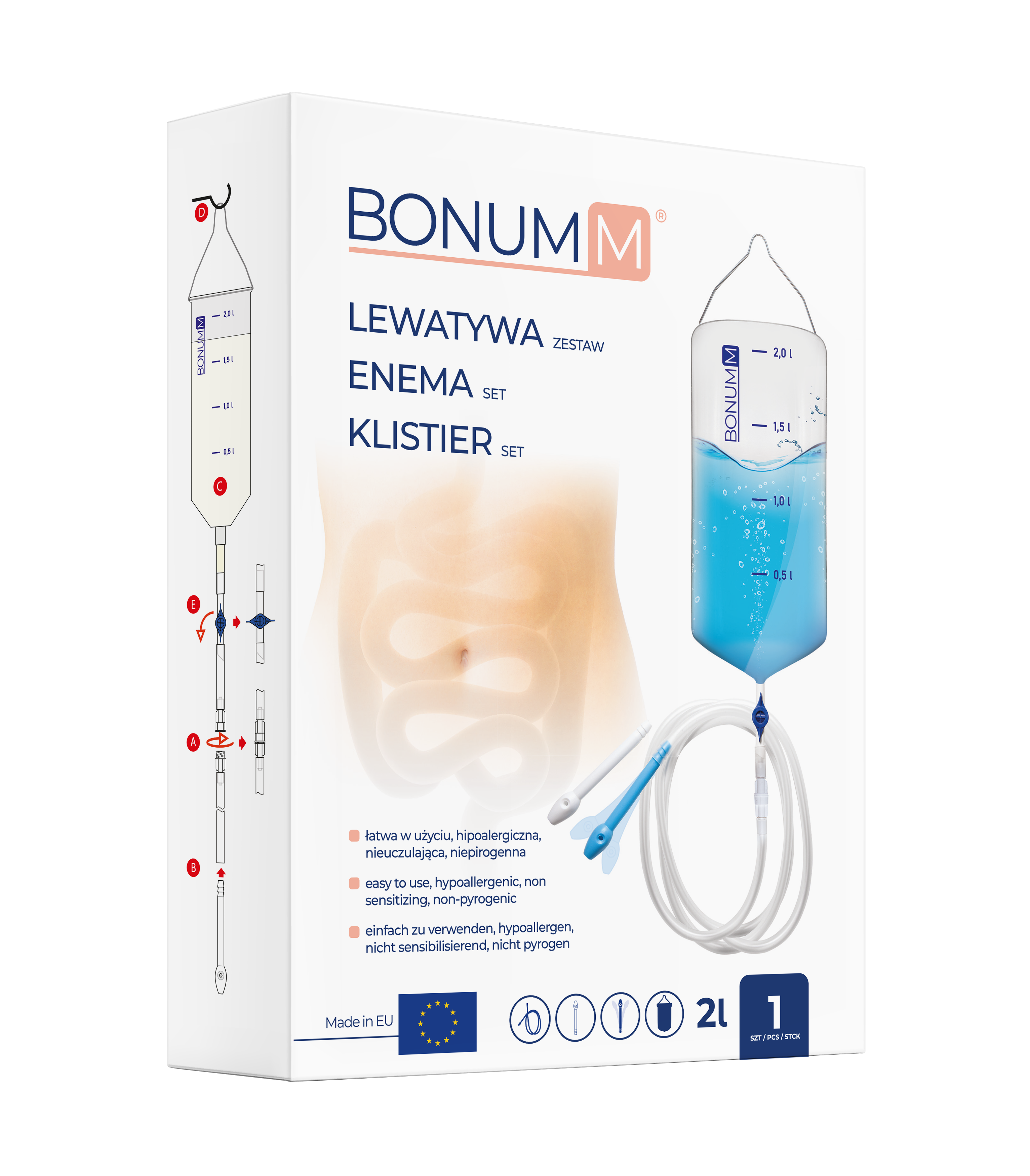 Bonumm Lewatywa zestaw, 1 sztuka zdjęcie