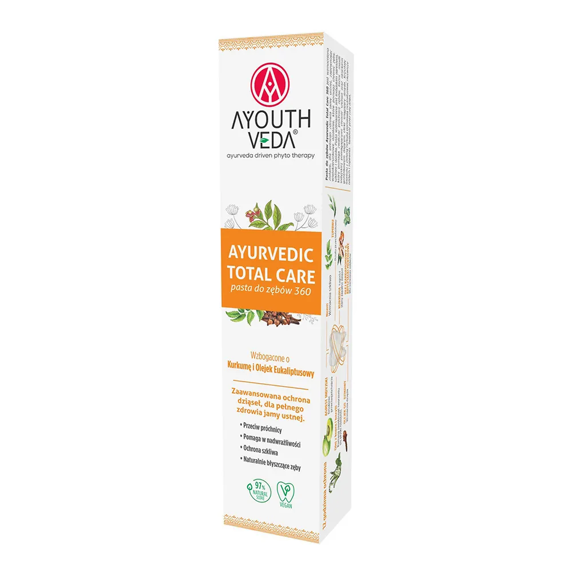 Ayurvedic Total Care 360 Pasta do zębów, 100 g zdjęcie