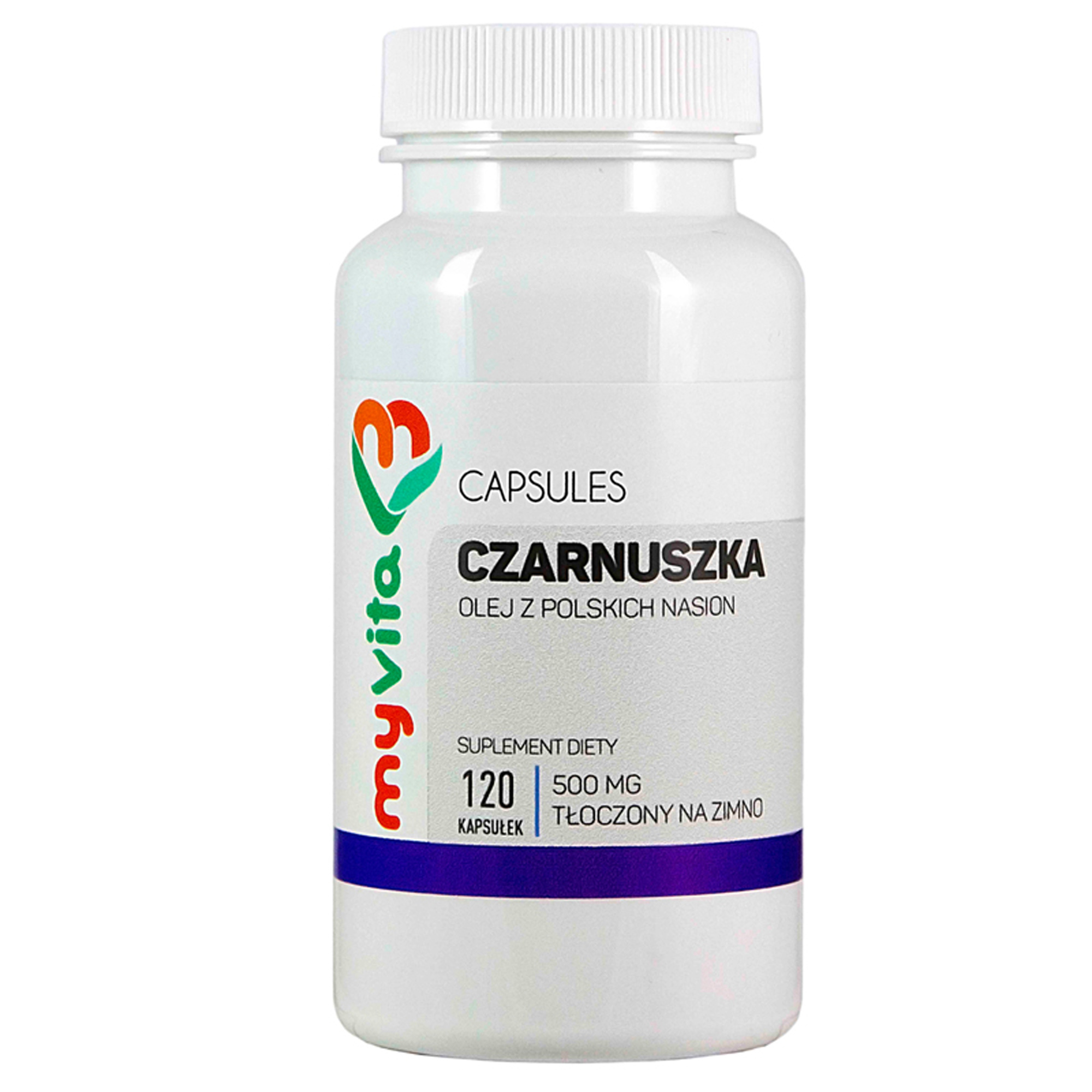 MyVita Czarnuszka 120 kapsułek zdjęcie
