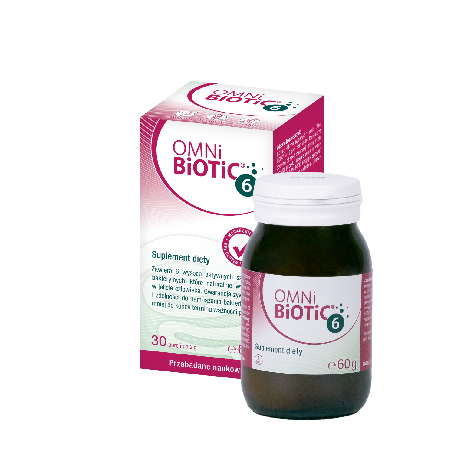 Omni-Biotic 6, proszek, 60 g