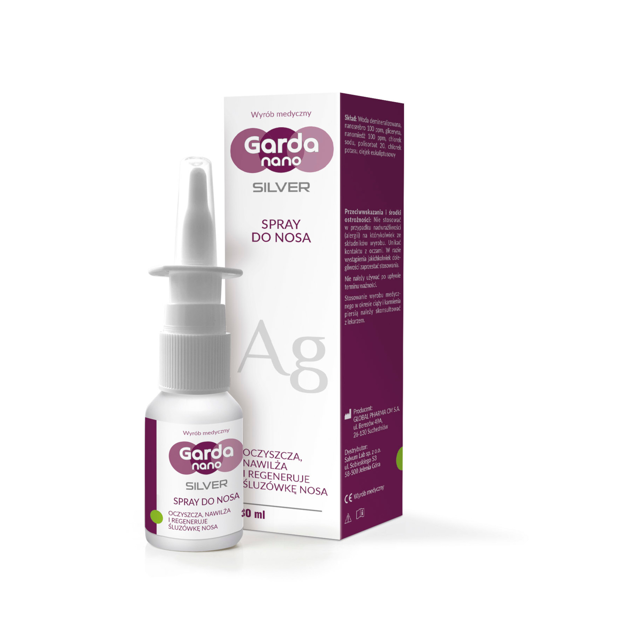 Garda Nano Silver spray do nosa, 30 ml zdjęcie