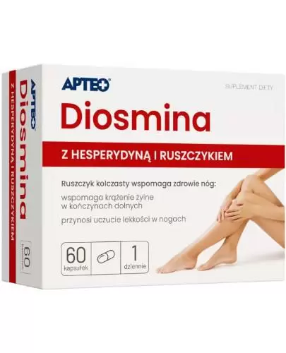 Apteo Diosmina z hesperydyną 60 kapsułek zdjęcie