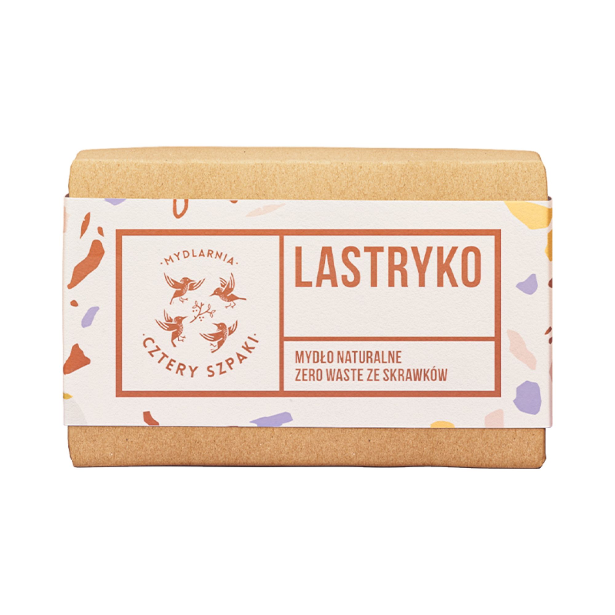 Mydlarnia Cztery Szpaki, Mydło w kostce Lastryko less waste, 110 g zdjęcie