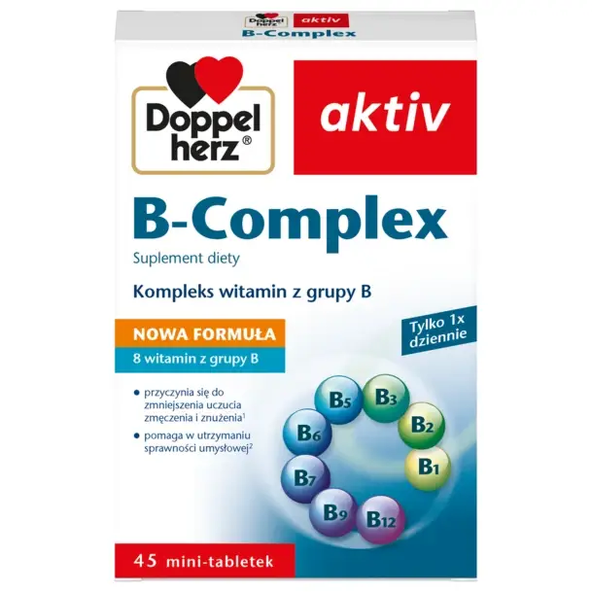 Doppelherz aktiv B-Complex, 45 tabletek zdjęcie