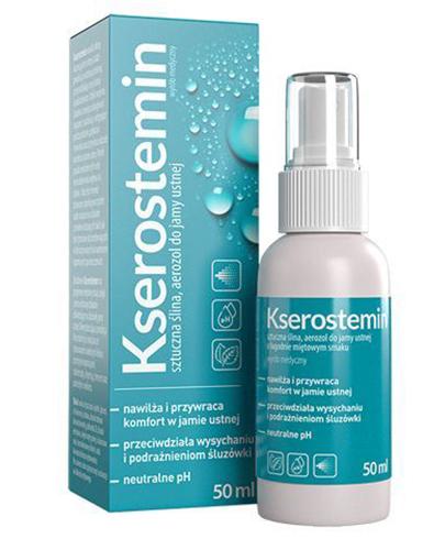 Kserostemin Sztuczna ślina Aerozol do jamy ustnej - 50 ml - cena, opinie, działanie zdjęcie