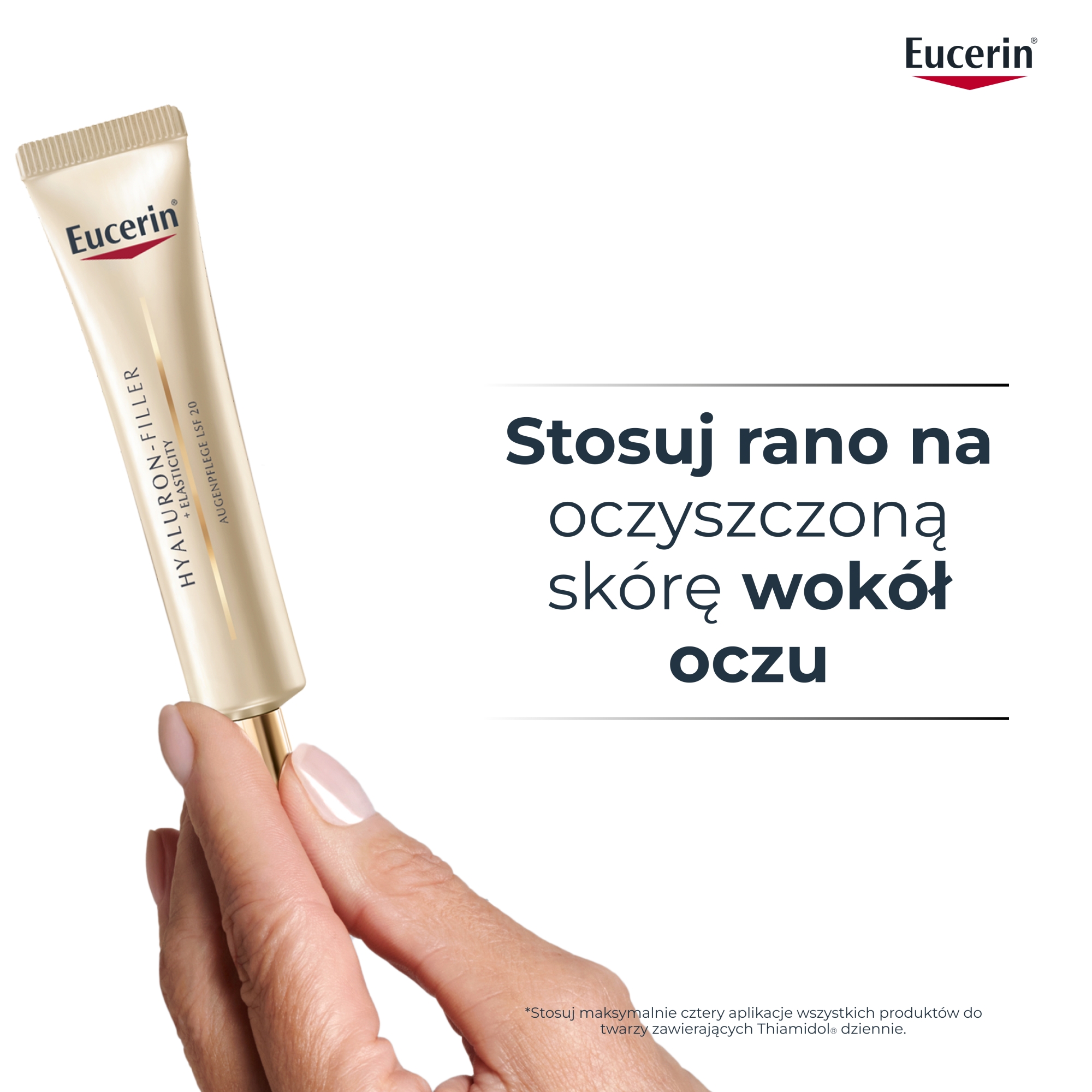 Eucerin Hyaluron-Filler + Elasticity Krem pod oczy do skóry dojrzałej przeciwzmarszczkowy SPF 20, 15 ml