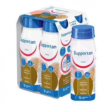 SUPPORTAN DRINK O smaku cappuccino, 4 x 200 ml