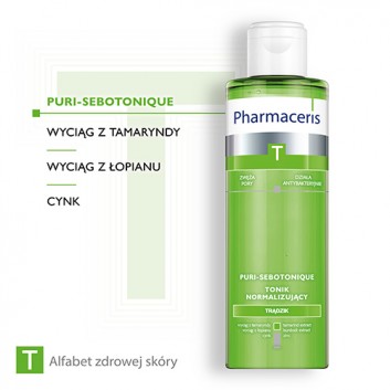 PHARMACERIS T PURI SEBOTONIQUE, tonik normalizujący do twarzy, 200 ml