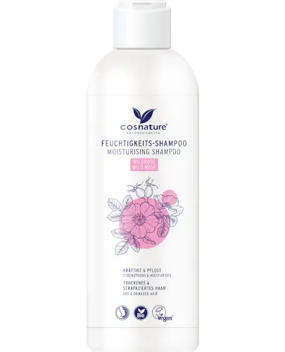 Cosnature Nawilżający szampon do włosów dzika róża 250 ml zdjęcie