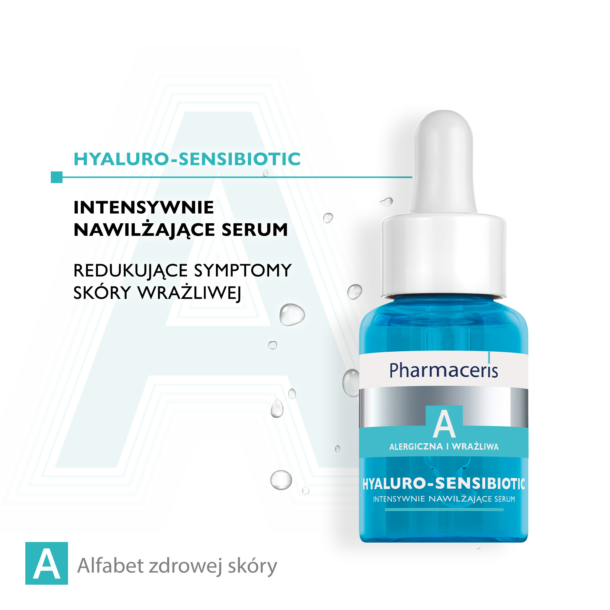 Pharmaceris A Hyaluro-Sensibiotic, serum intensywnie nawilżające, 30 ml