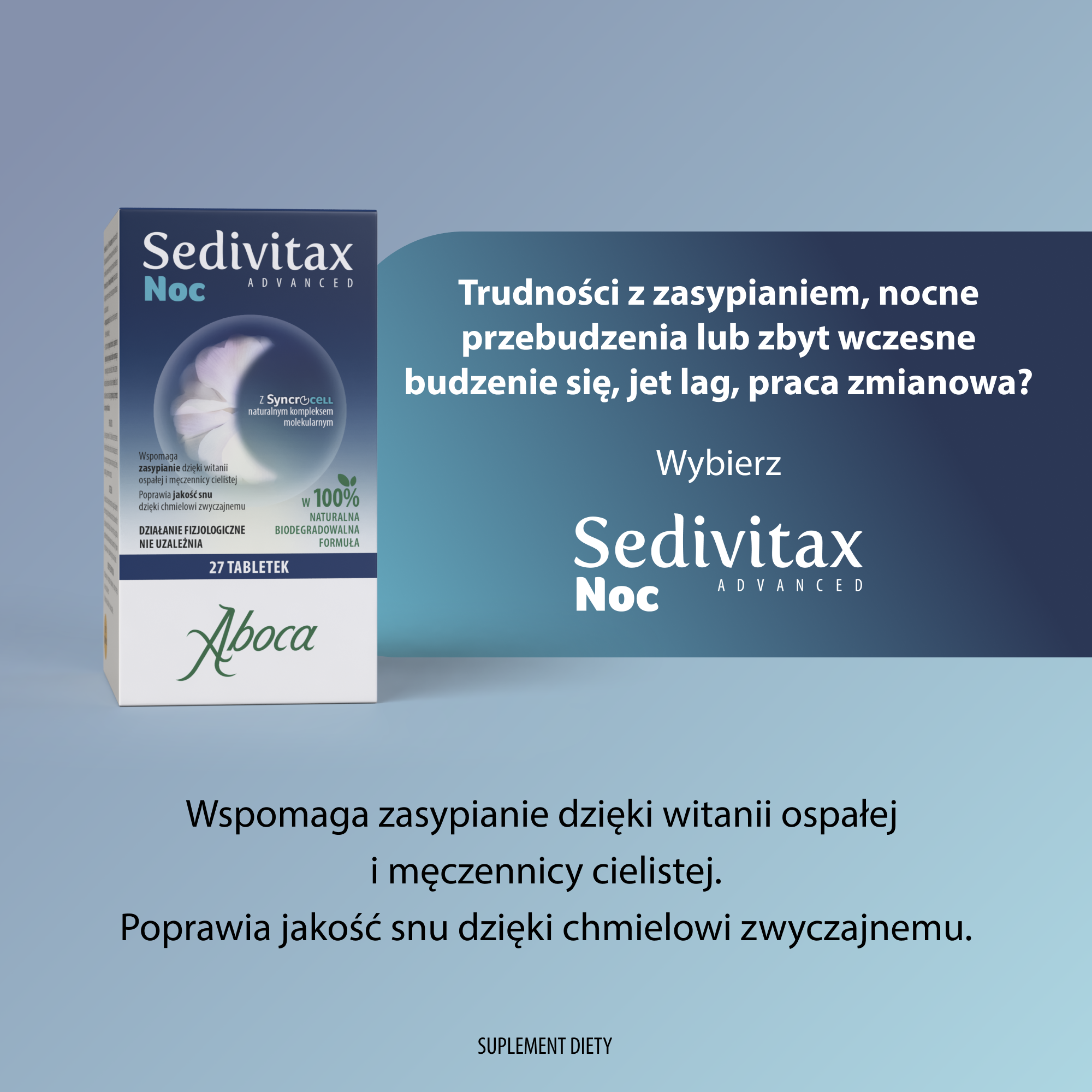 Sedivitax Noc, tabletki, 27 sztuk