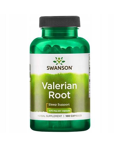 SWANSON Valerian root 475 mg - 100 kaps. zdjęcie