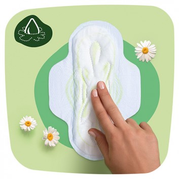 NATURELLA CLASSIC Podpaski ze skrzydełkami Normal, 10 sztuk