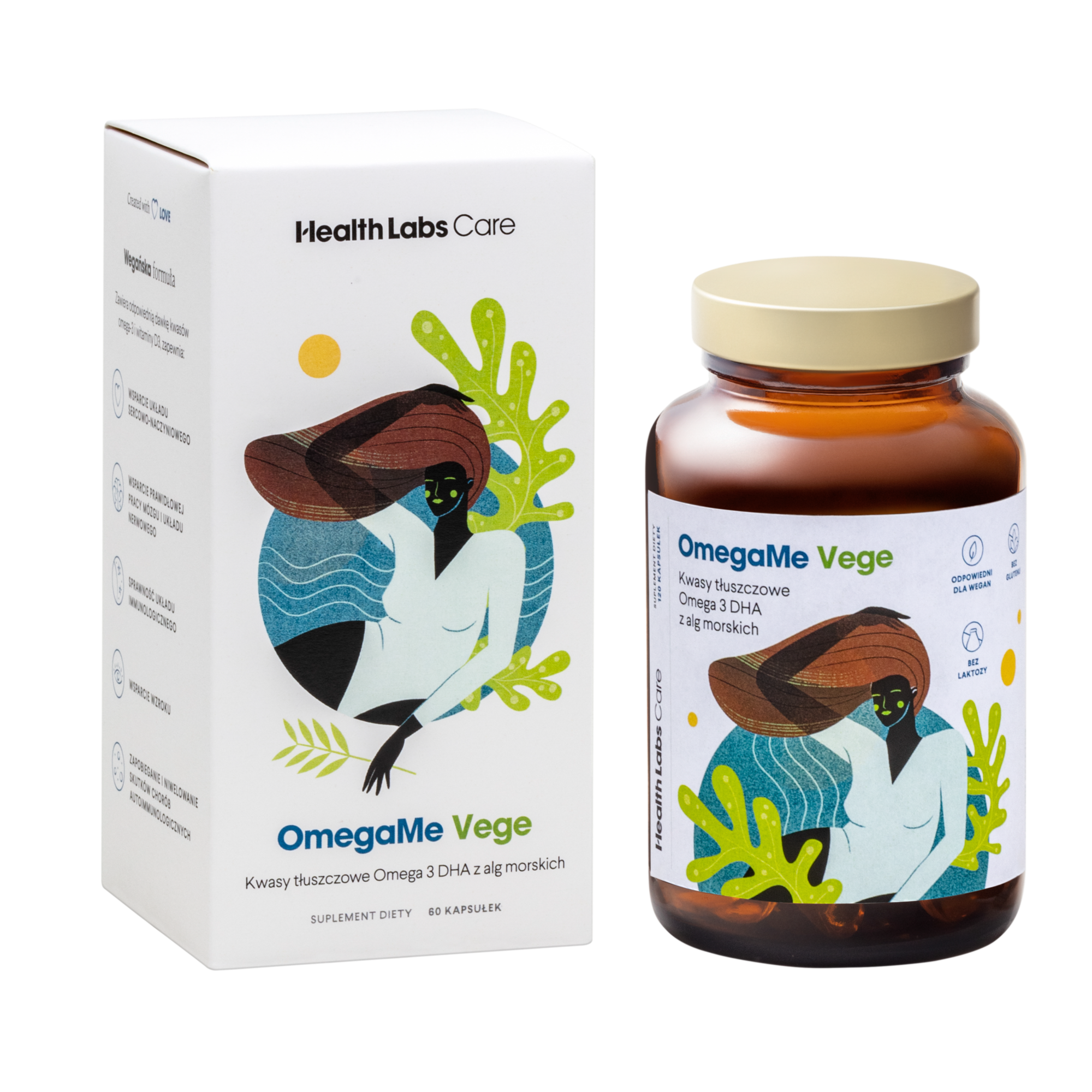 Health Labs Care, OmegaMe Vege, kapsułki, 60 sztuk