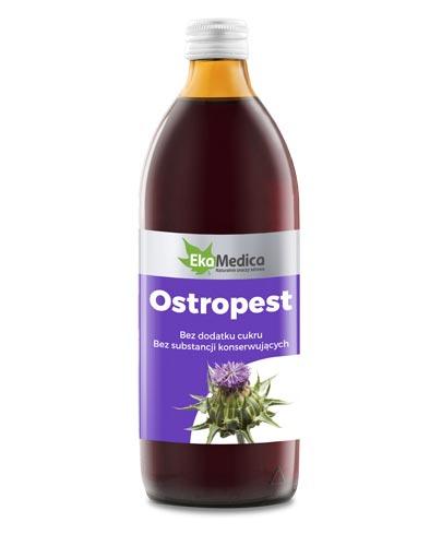EkaMedica Ostropest sok - 500ml - cena, opinie, wskazania zdjęcie