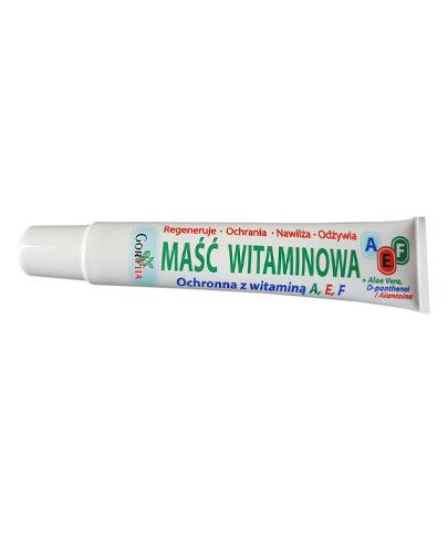 Gorvita Maść witaminowa z wit. A E F, 20 ml Na oparzenia termiczne - cena, opinie, właściwości zdjęcie