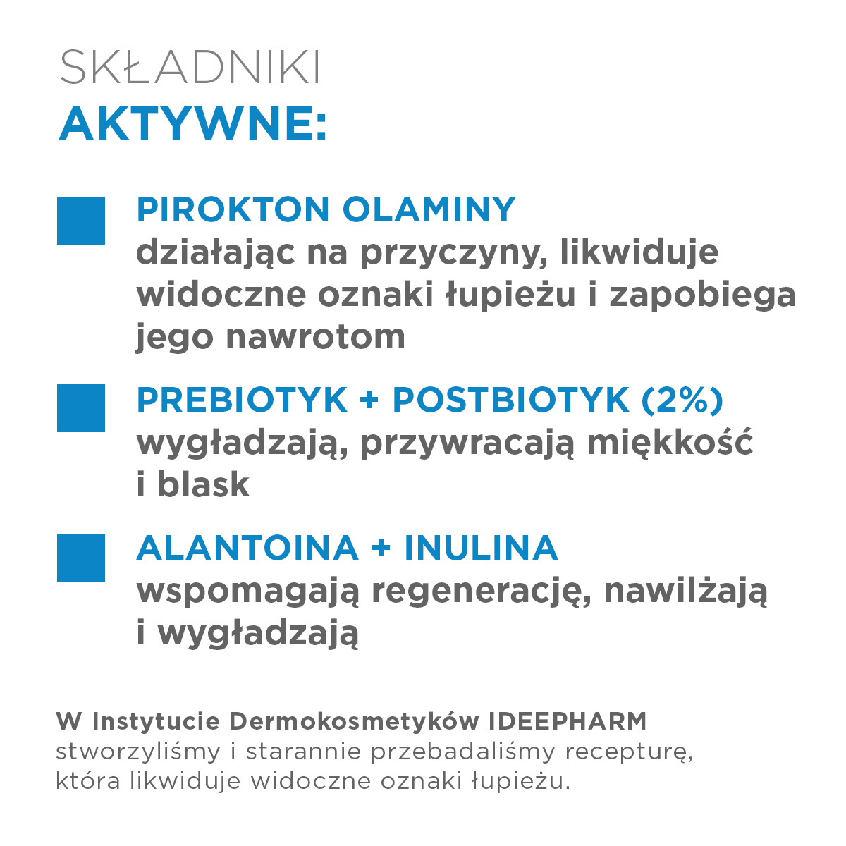 Idee Derm, dermatologiczny szampon przeciwłupieżowy, 300 ml