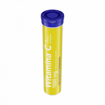 Panawit Witamina C 1000 mg o smaku pomarańczy i mandarynki, 20 tabletek musujących