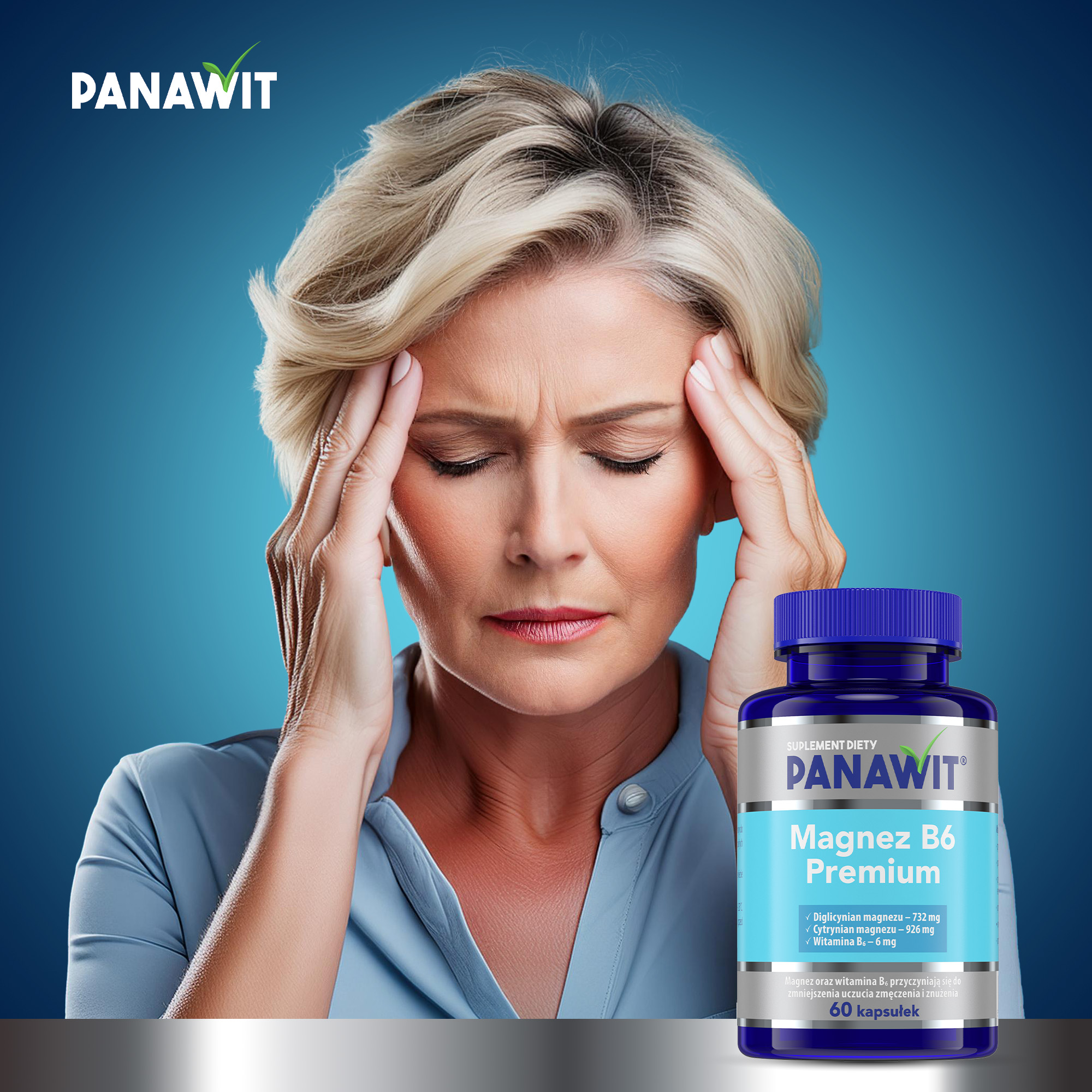 Panawit Magnez B6 Premium, kapsułki, 60 sztuk
